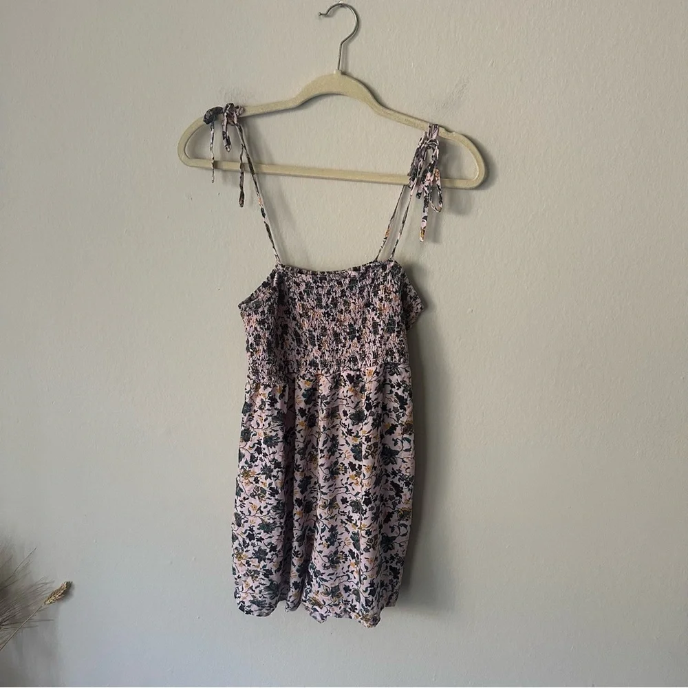 Urban Outfitters UO Out from Under Izzy Floral Smocked Romper L - Picture 3 of 10
